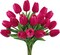 Artificial Tulip Flowers 18pcs Real Touch Faux Silk Tulip Stems for Spring Home Decor